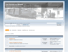 Tablet Screenshot of forums.gemme.org